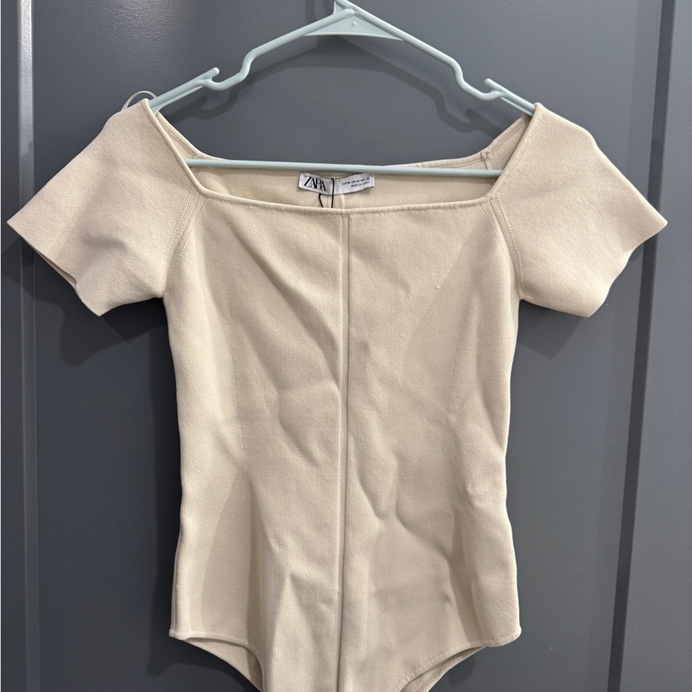 Zara Cream Women's Bodysuit